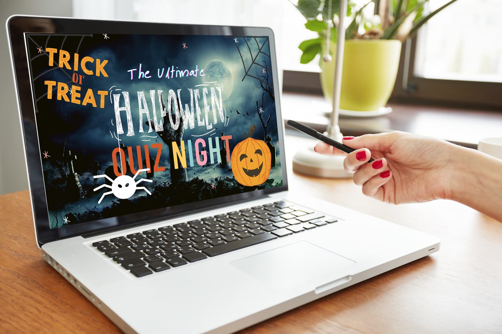 Halloween Trivia Quiz: Spooky Party Game (PowerPoint) thumbnail-index2